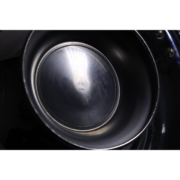 Large Art Deco centrepiece bowl and flower frog, silver plated metal flower frog - Picture 8 of 10